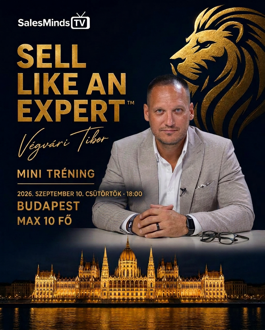 Sell Like an Expert mini tréning flyer — Szeptember 10. csütörtök Sheraton Hotel